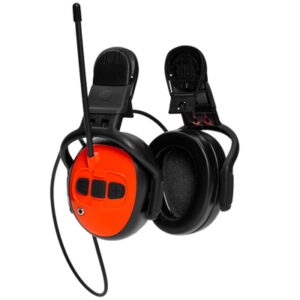 Protetores auriculares com rádio fm