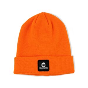 Gorro de lã merino laranja