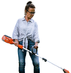 Máquina husqvarna a batería gratis